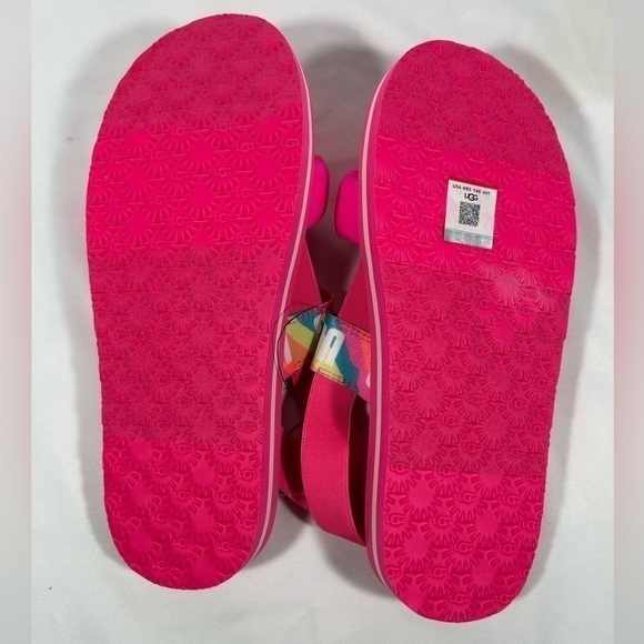 UGG Kids Zuma Sling Girls Sandals Pink Strappy Size 6 - Picture 8 of 8
